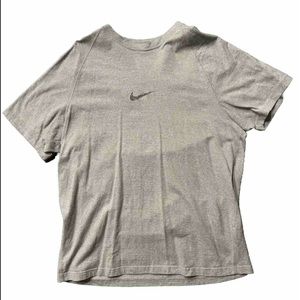 Nike Crater Impact Shirt Beige Recycled Materials Men’s Large RARE Spellout